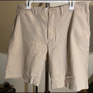 Polo Ralph Lauren Seersucker Shorts Beige Cream 36